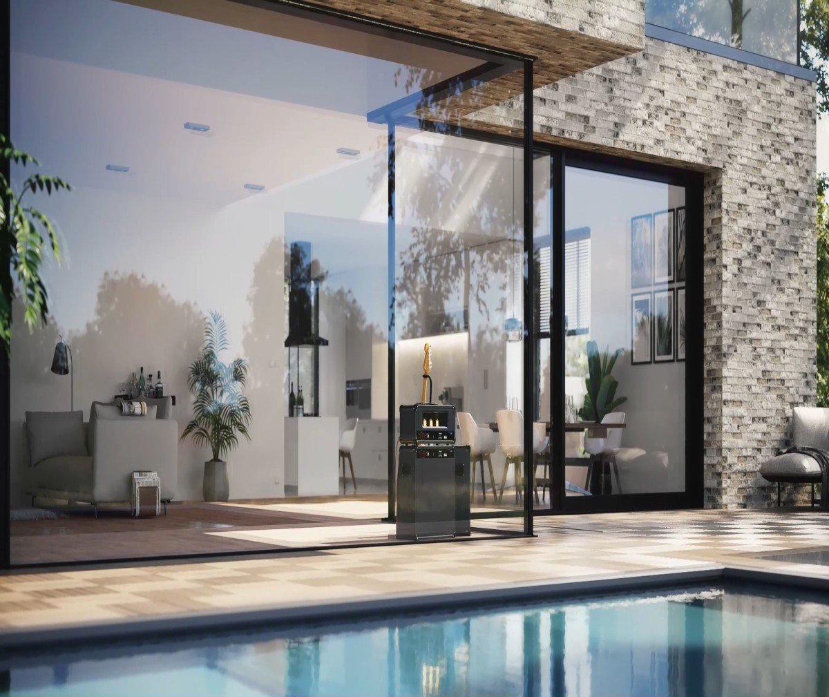 Motorised sliding doors